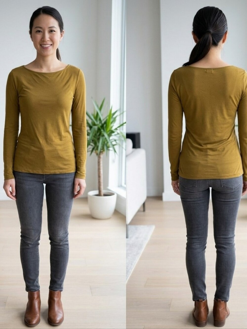 J.crew  Women Top Size Small Long Sleeves Crew Neck